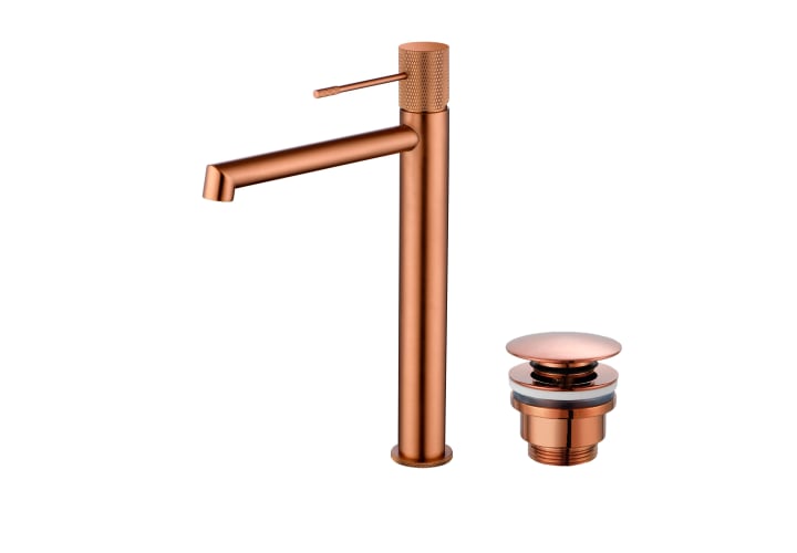 Pack Grifo de lavabo caño alto Line Imex + Válvula click-clack principal 4