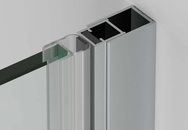 Mampara de ducha Aura Bruntec detalle 5