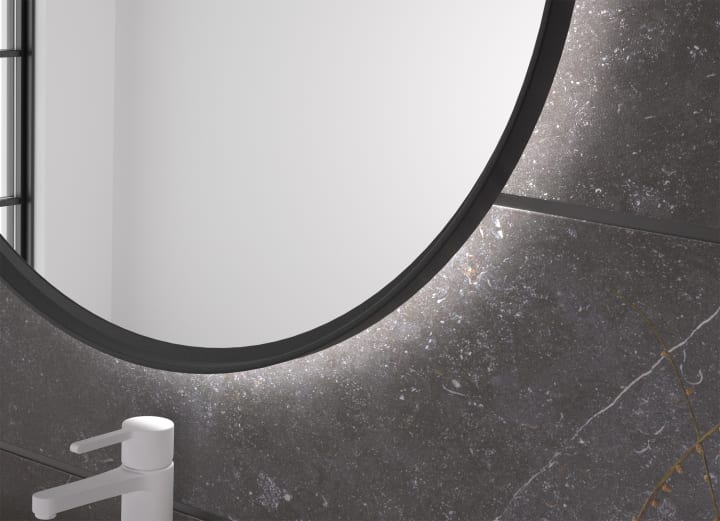 Espejo de baño con luz LED Bequia Eurobath detalle 4