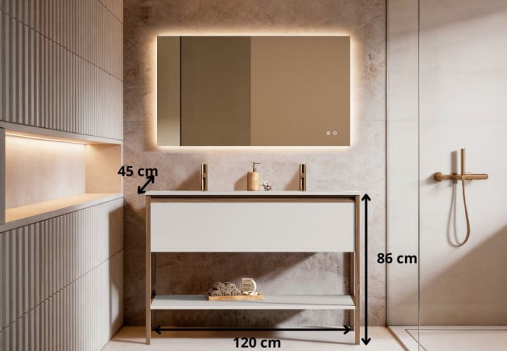Mueble de baño Icon Viso croquis 26