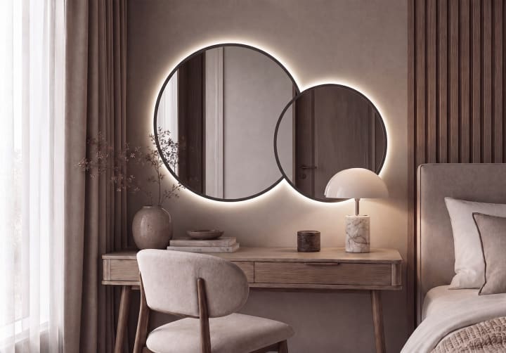 Espejo de baño con luz LED Solaris Bruntec principal 5