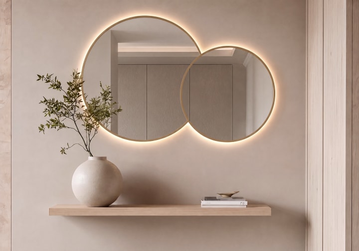 Espejo de baño con luz LED Solaris Bruntec principal 7