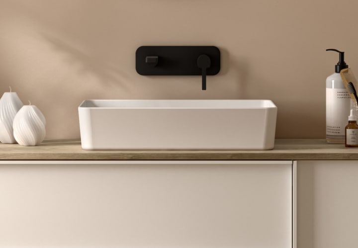Lavabo sobre encimera Mykonos Coycama ambiente 3