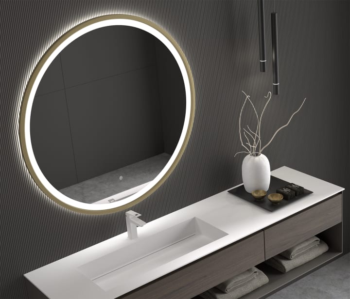 Espejo de baño con luz LED Maldivas Eurobath principal 1