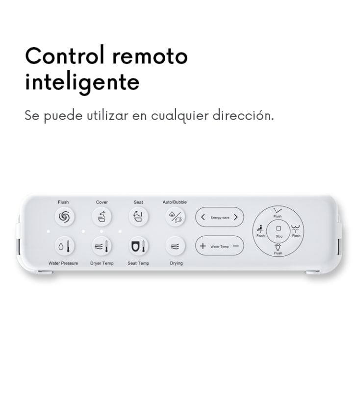 Inodoro japonés inteligente Ovian Square Nashi opción 7