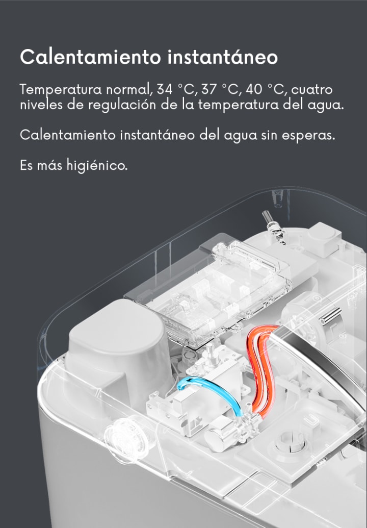 Inodoro japonés inteligente Ovian Square Nashi opción 6