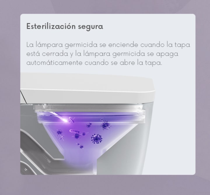 Inodoro japonés inteligente Ovian Square Nashi opción 11