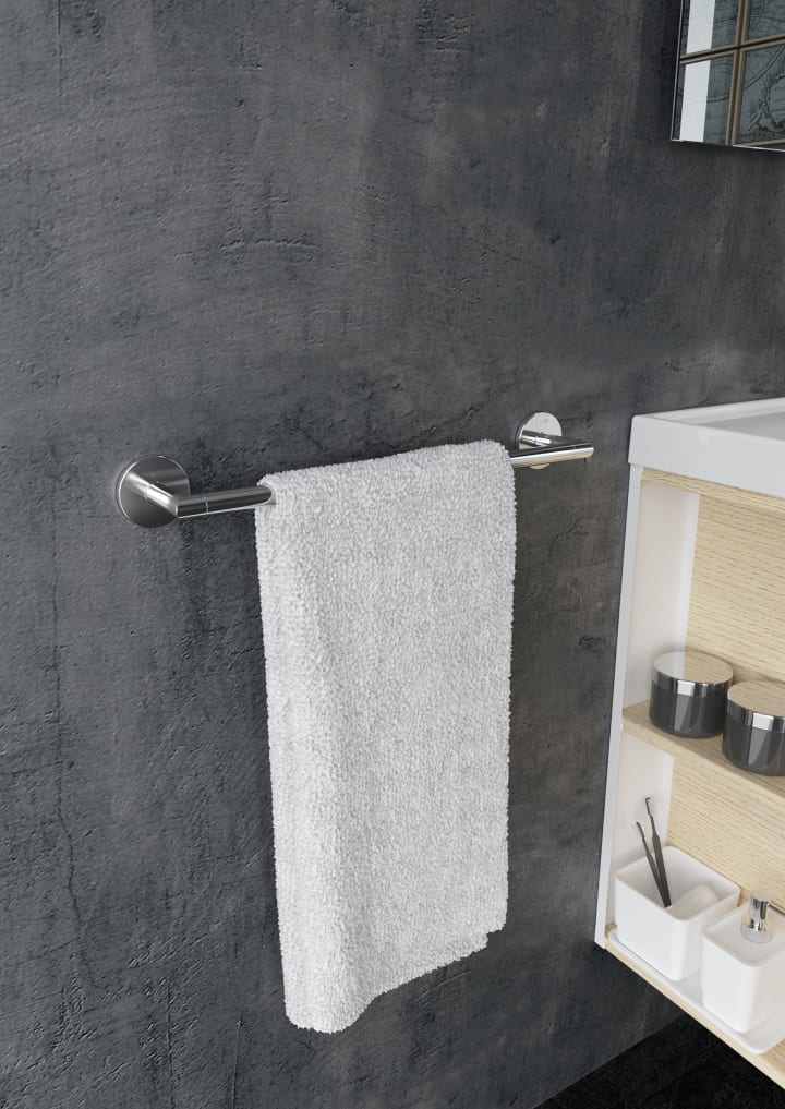 Toallero barra de baño Duo Round Cosmic detalle 3