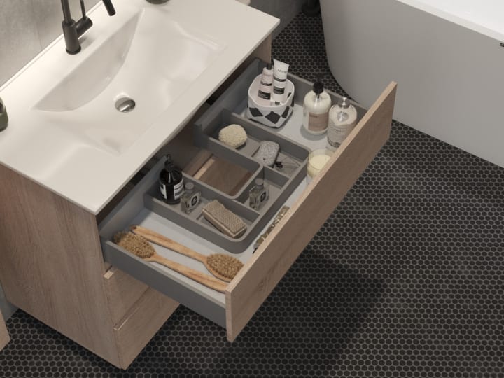 Conjunto mueble de baño Basic Bruntec detalle 4