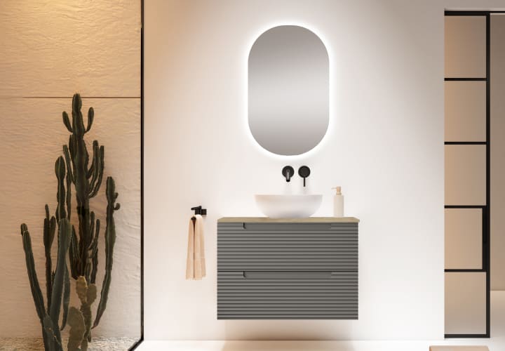 Mueble de baño con encimera hidrófuga Niágara Kyoto Viso principal 6