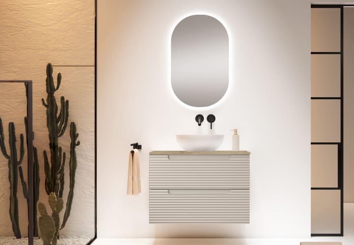 Mueble de baño con encimera hidrófuga Niágara Kyoto Viso principal 7