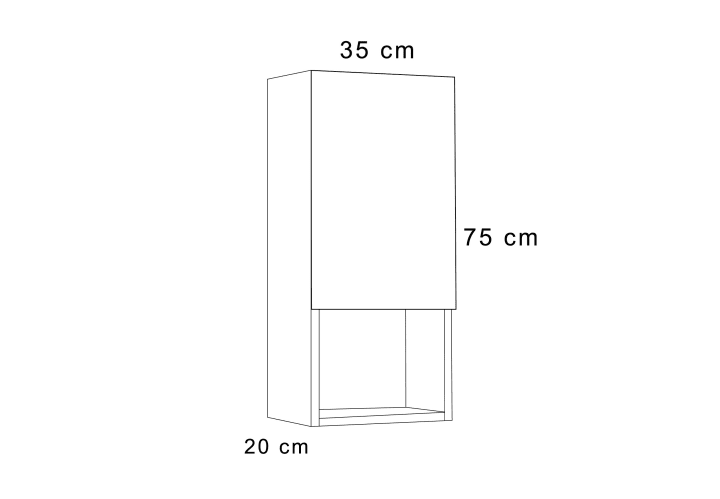 Columna de baño Etna Bruntec croquis 3