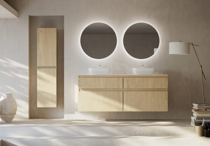 Columna madera maciza Alpes 17 Bruntec ambiente 3