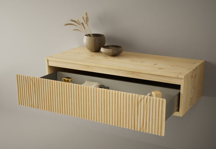 Cajonera de madera Alpes Bruntec detalle 3