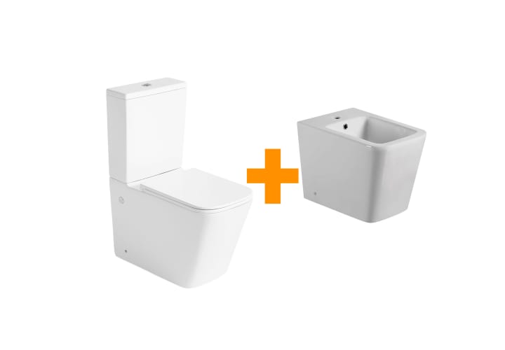 Pack inodoro + bidé Square Bruntec principal 1