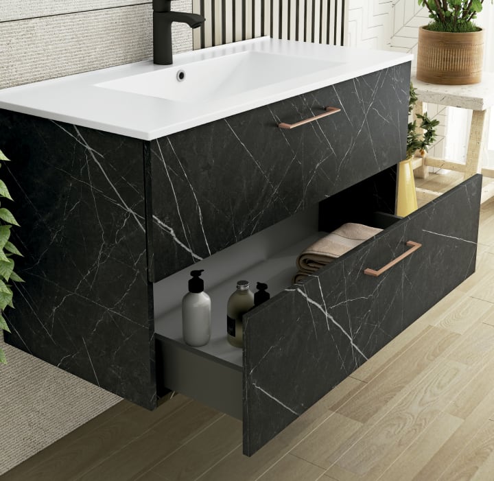 Mueble de baño fondo reducido 37.5 cm Neos Campoaras detalle 1