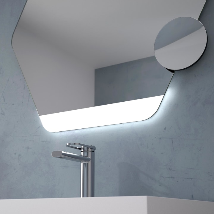 Espejo de baño con luz LED Turks Eurobath detalle 1