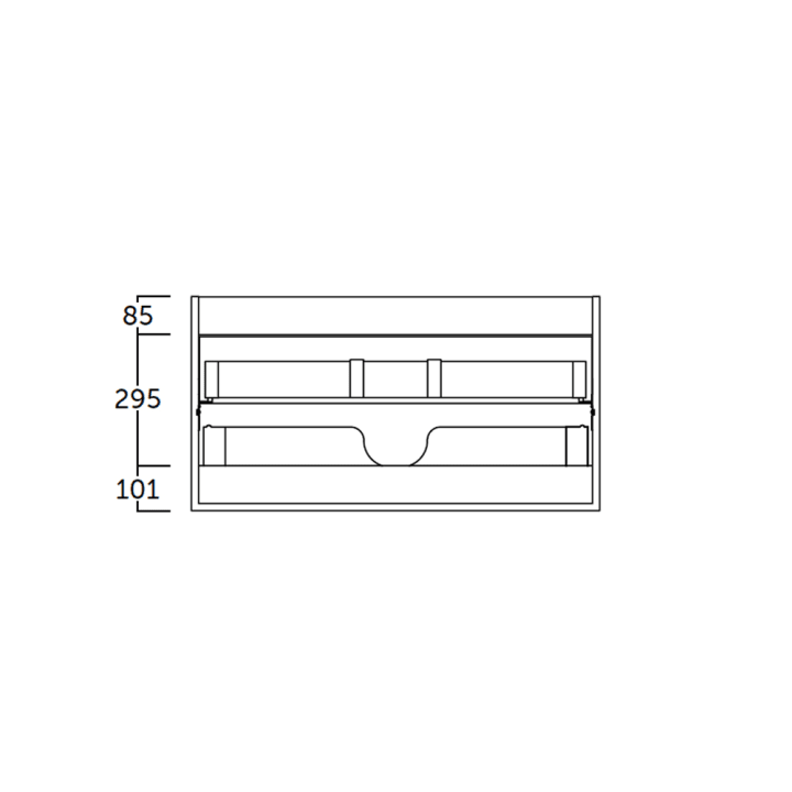 Mueble de baño Berlín Coycama croquis 4