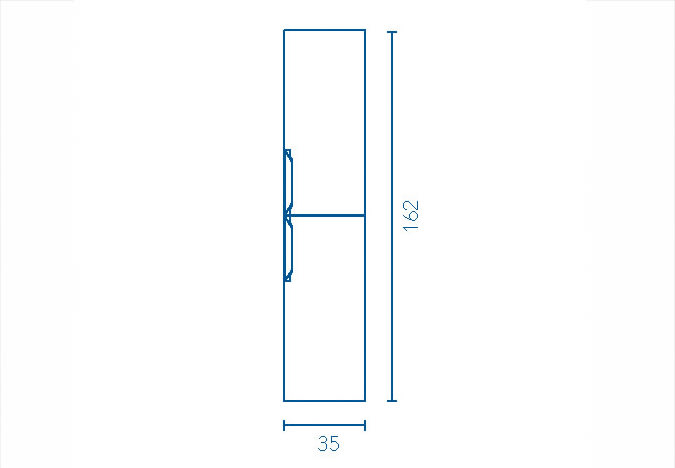 Columna de baño Wave Royo croquis 7