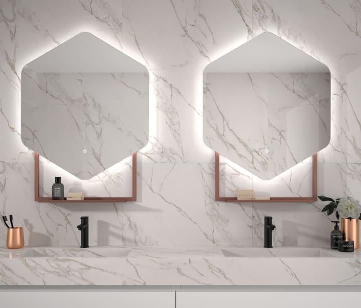 Espejo de baño con luz LED Azores de Eurobath principal 2