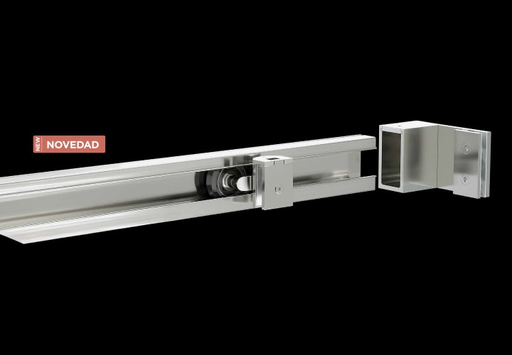 Mampara de ducha Cabinox Glassinox detalle 2