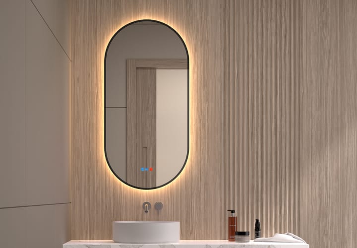 Espejo de baño con luz LED Portia Bruntec principal 4