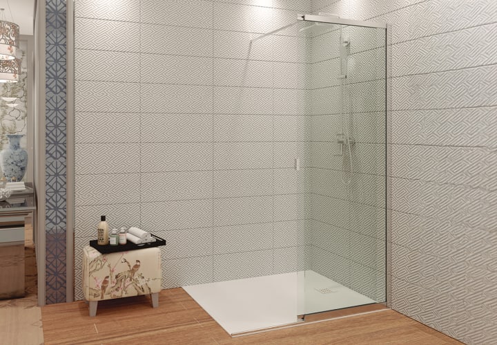 Mampara de ducha Milano 100F Bruntec ambiente 9