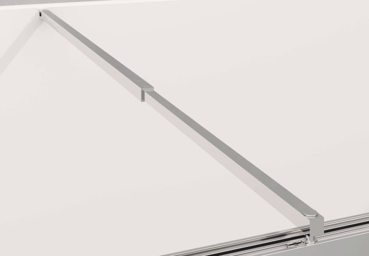 Mampara de ducha Milano 100F Bruntec detalle 4