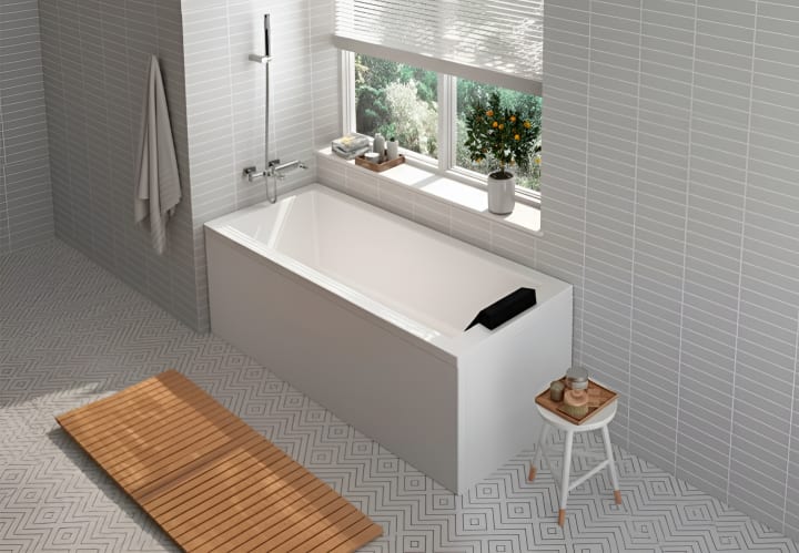 Bañera encastrada Vértice Unisan Sanindusa ambiente 3