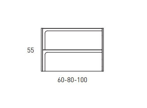 Mueble de baño Índico Visobath croquis 13