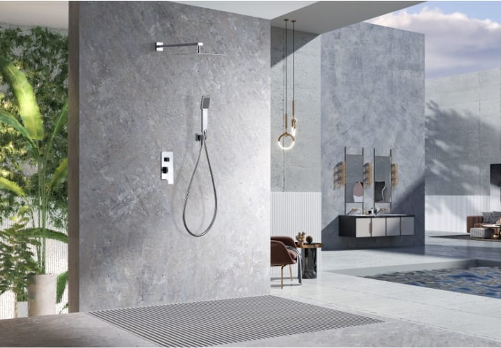 Conjunto de ducha empotrado Pisa Imex ambiente 12