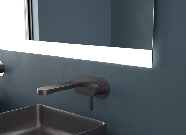 Espejo de baño con luz LED Feroe Eurobath detalle 1