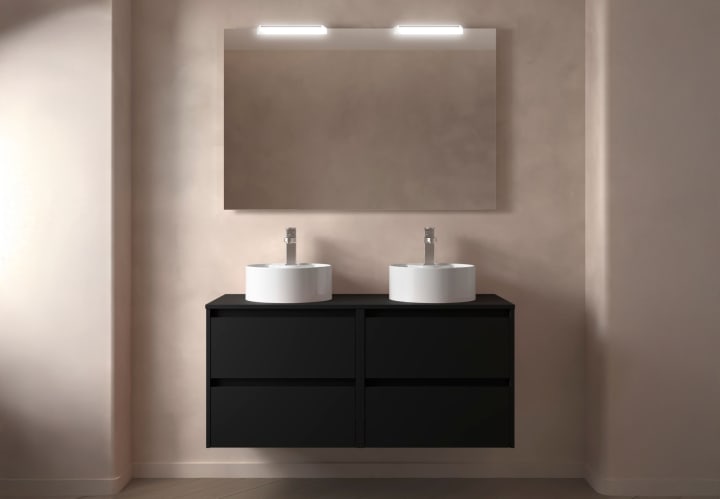 Conjunto mueble de baño con encimera de madera Noja Salgar principal 6