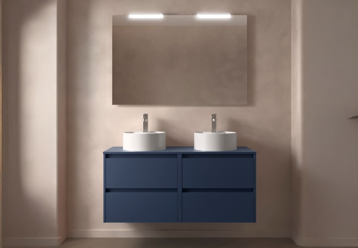 Conjunto mueble de baño con encimera de madera Noja Salgar principal 7
