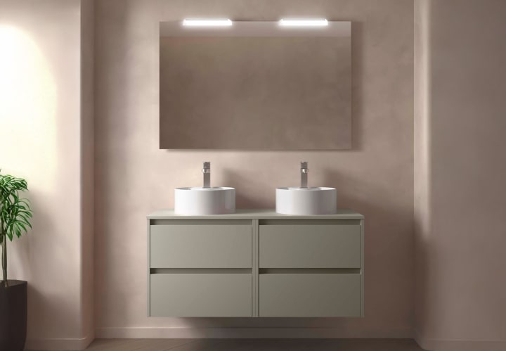 Conjunto mueble de baño con encimera de madera Noja Salgar principal 9