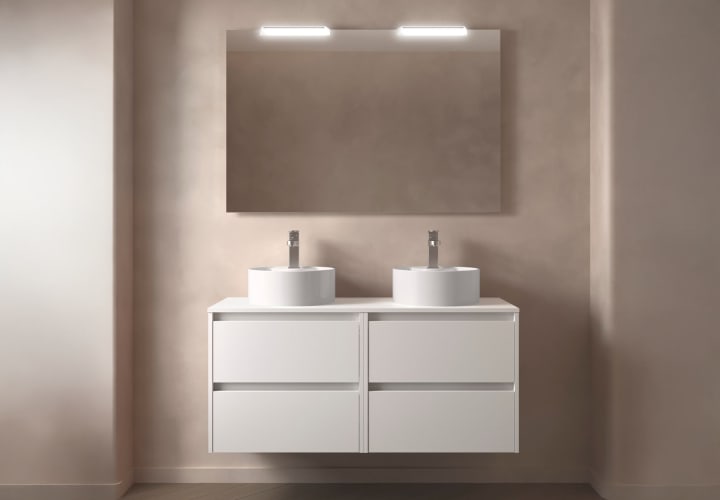 Conjunto mueble de baño con encimera de madera Noja Salgar principal 5
