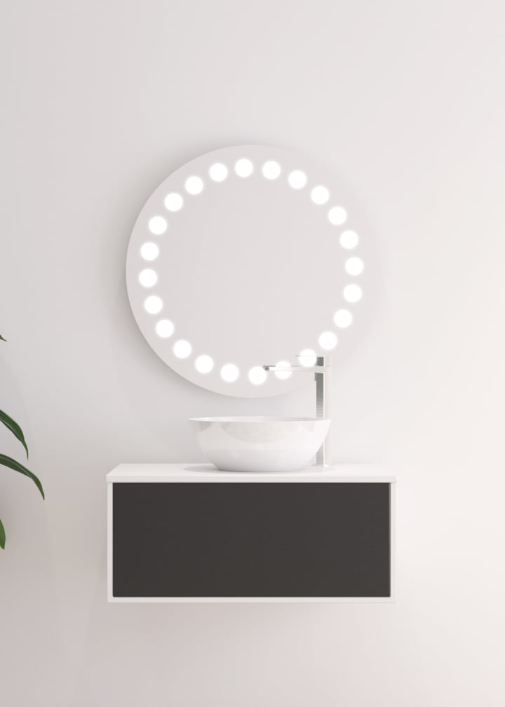 Espejo de baño con luz LED Fashion Bruntec principal 1