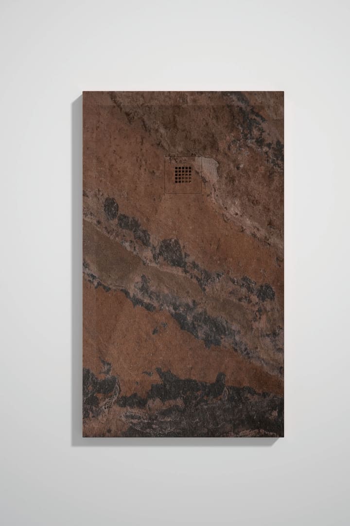 Platos de ducha de resina decorados Stone 3D Mármol Bruntec opción 17