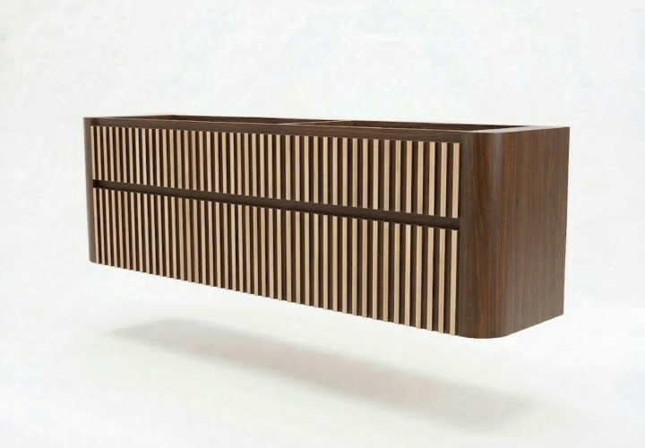 Conjunto de mueble de baño con lavabo Solid Surface Duna Bruntec principal 9