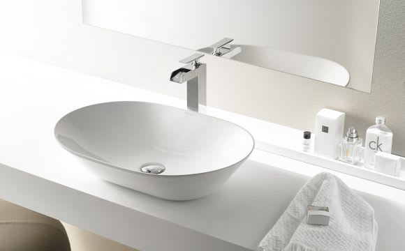 Lavabo sobre encimera New Toulouse Bathco ambiente 3