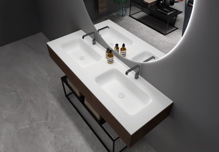 Lavabo encastrado Hermes Art and Bath ambiente 1