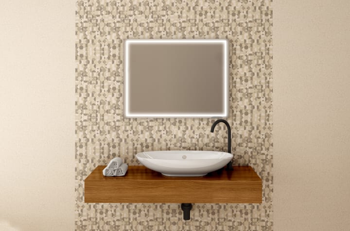 Espejo de baño con luz LED Orion Bruntec principal 2
