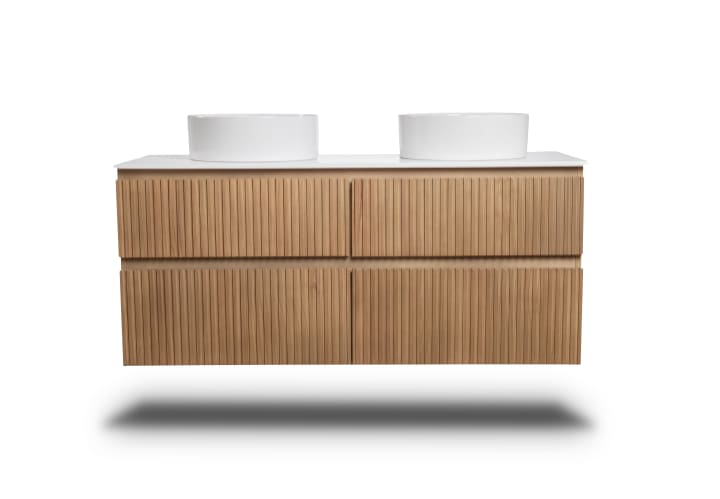 Mueble de baño con encimera solid surface Alpes 9 Bruntec detalle 3