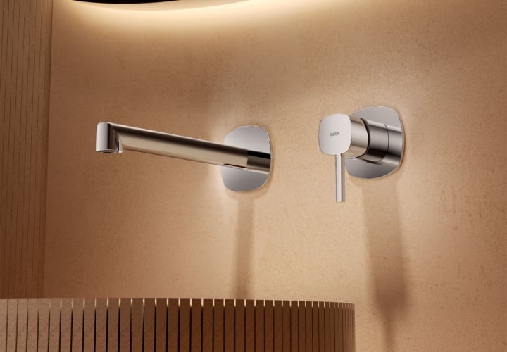Grifo de lavabo empotrado Toscana Imex detalle 7