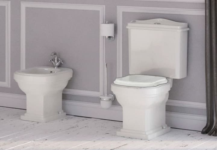 Inodoro compacto Atenas Fossil Natura con tapa ABS ambiente 8