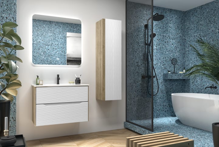 Conjunto mueble de baño Sahara Coycama principal 2