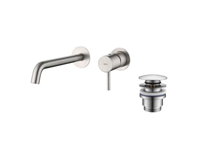 Pack Grifo de lavabo empotrado Monza Imex + Válvula click-clack de Imex principal 5
