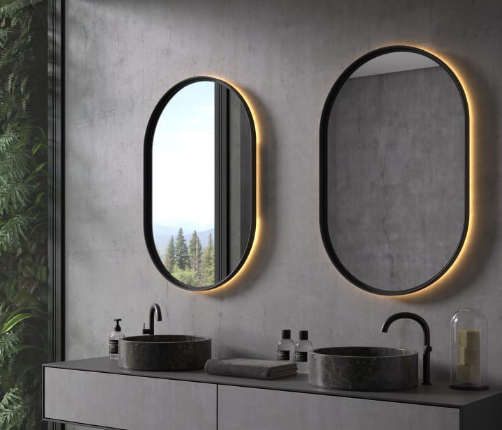 Espejo de baño con luz LED Saba Eurobath principal 2