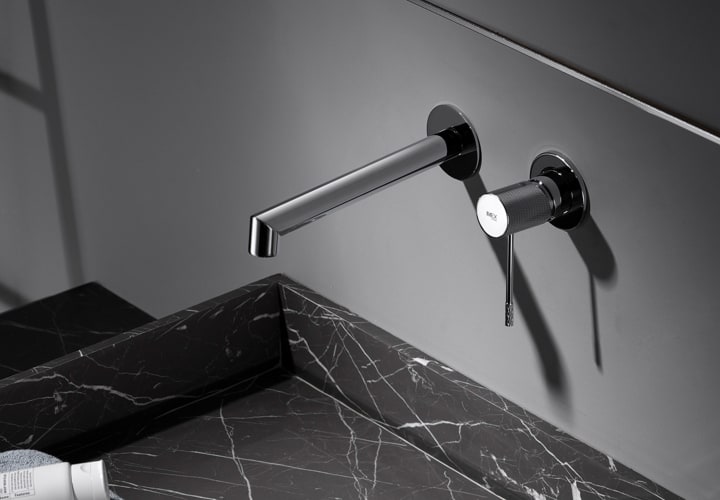 Pack grifo de lavabo empotrado Imex Line + Válvula click-clack ambiente 14