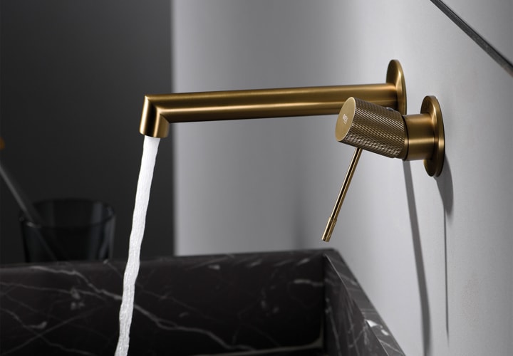 Pack grifo de lavabo empotrado Imex Line + Válvula click-clack ambiente 15